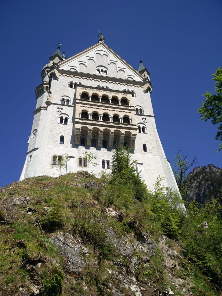 neuschwanstein castle down