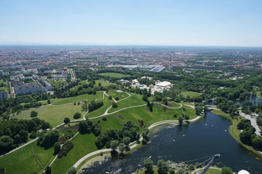 olympiaturm view top munich