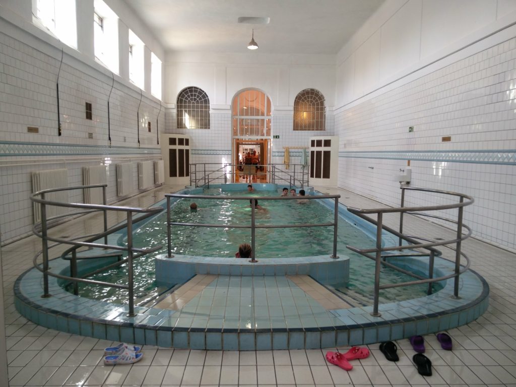 inside szechenyi baths