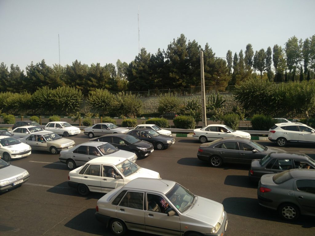 traffic iran