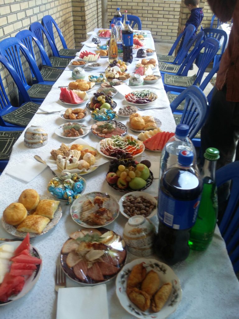 buffet uzbekistan central asia