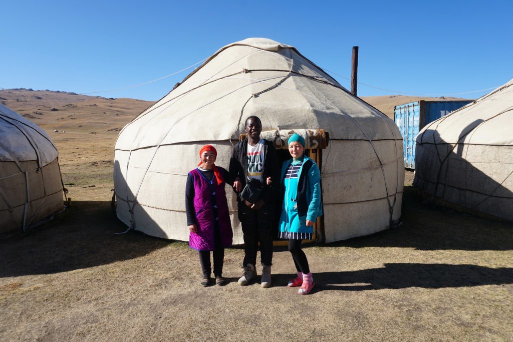 photo yurt central asia racism travel