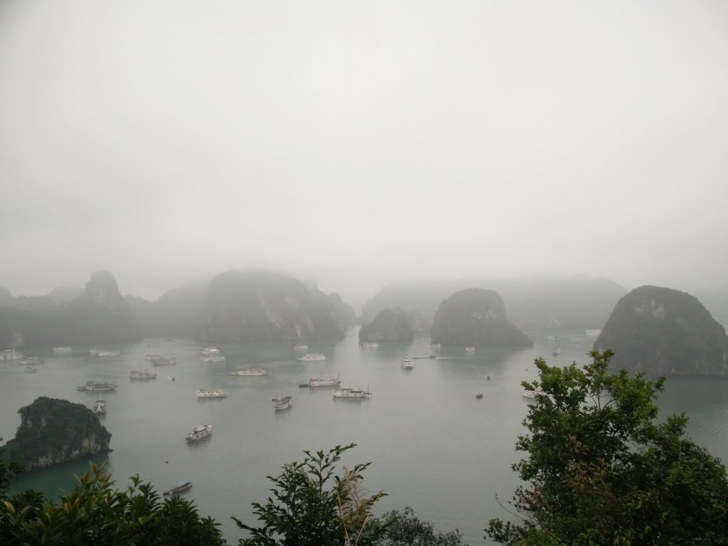 titop island viewpoint halong bay