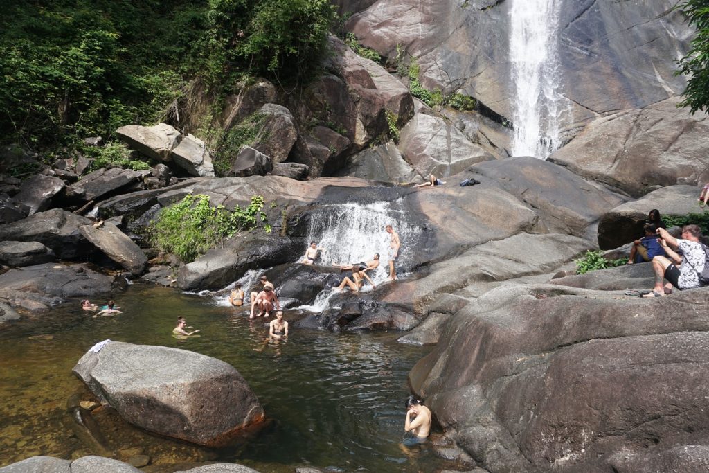 seven wells waterfall langkawi