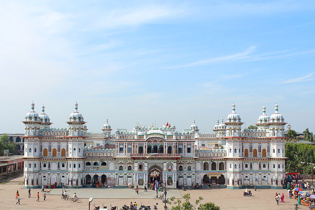 temple janaki mandir janakpur nepal